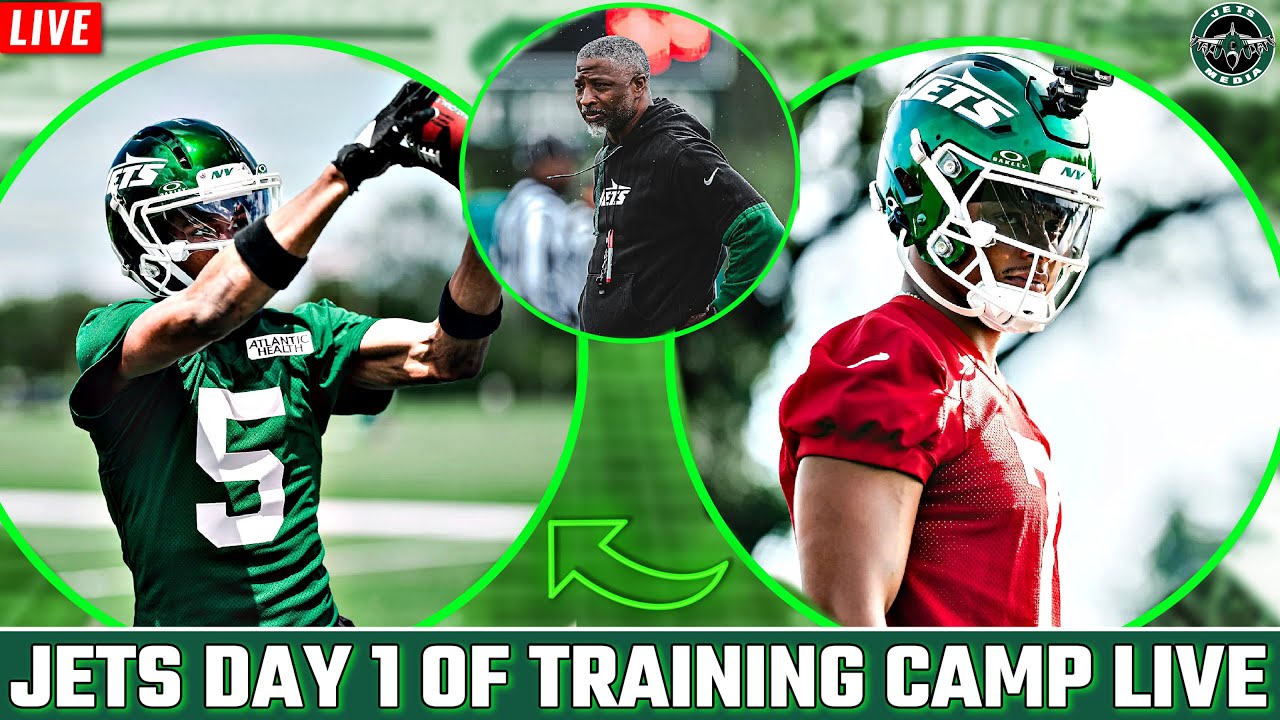 🚨 Jets Training Camp Day 1 LIVE Play by Play Updates 🏈