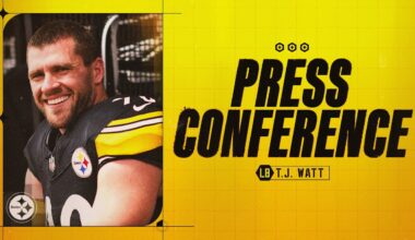 T.J. Watt Press Conference (July 23) | Pittsburgh Steelers
