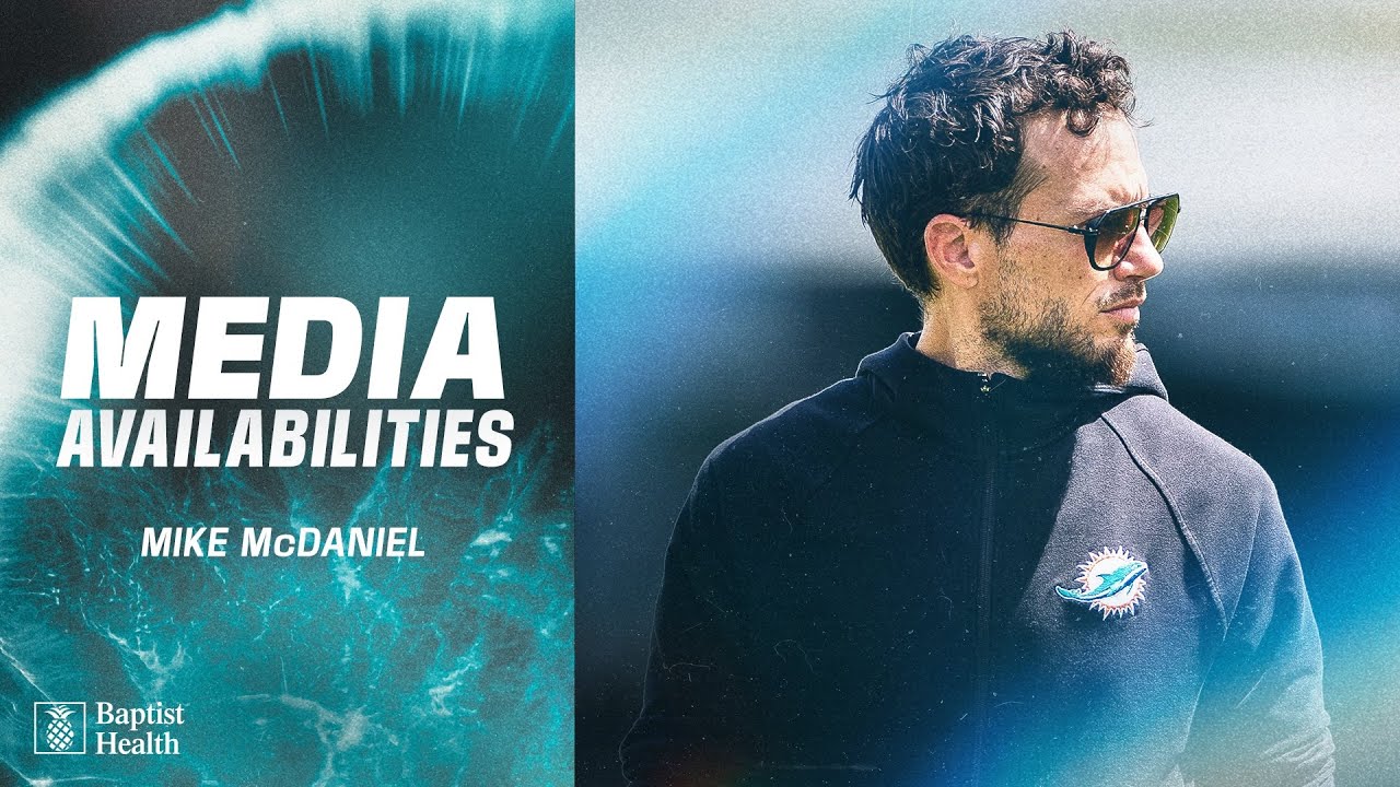 Coach Mike McDaniel meets with the media | Miami Dolphins