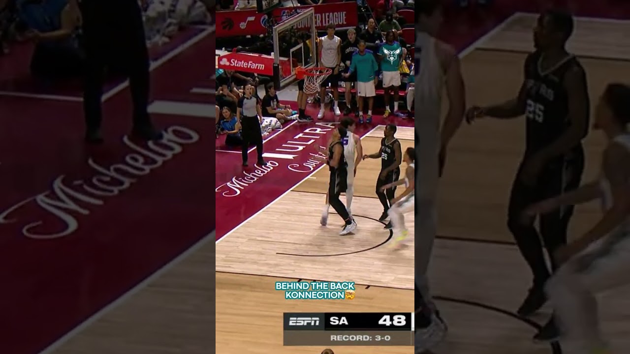 what a pass #konknueppel #pass #basketball #nbasummer