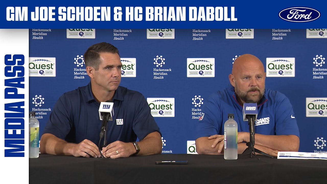 Coach Brian Daboll & GM Joe Schoen Preview Training Camp | New York Giants