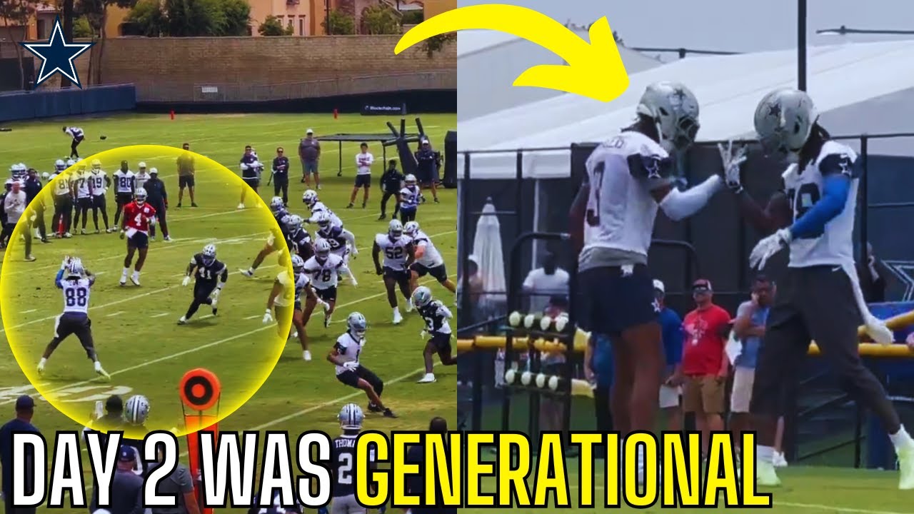 The Dallas Cowboys DAY 2 Training Camp Highlights Are NASTY... | Cowboys News |
