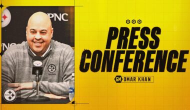 GM Omar Khan Press Conference (July 23) | Pittsburgh Steelers