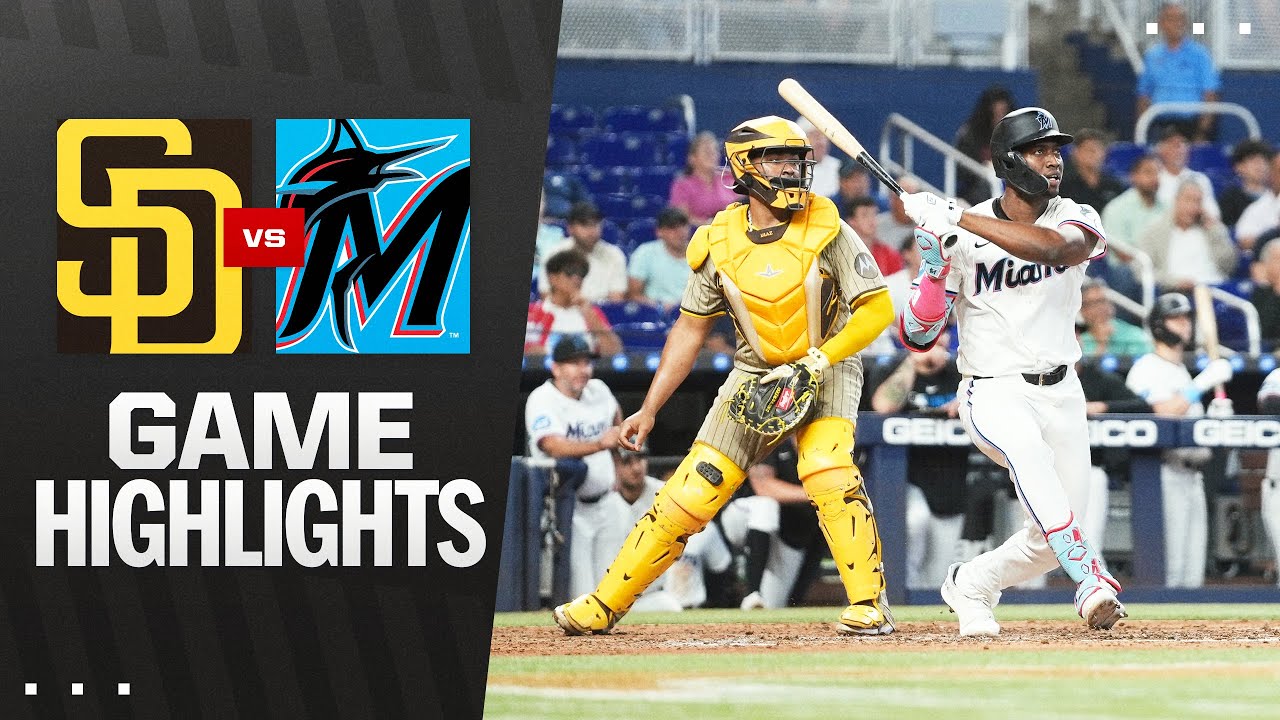 Padres vs. Marlins Game Highlights (7/23/25) | MLB Highlights