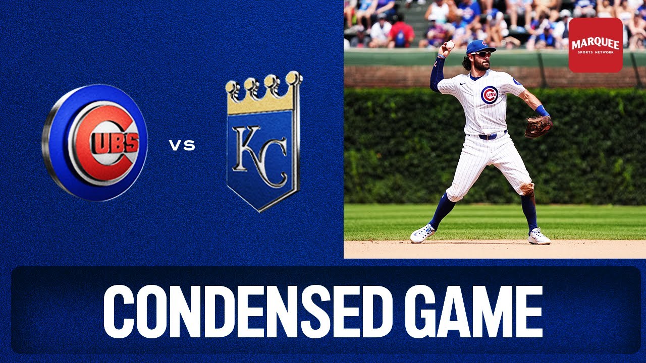 Chicago Cubs vs. Kansas City Royals MLB game highlights (July 23, 2025) l Marquee Sports Network