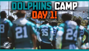 Miami Dolphins 2025 Training Camp Day 1: We're Back!!