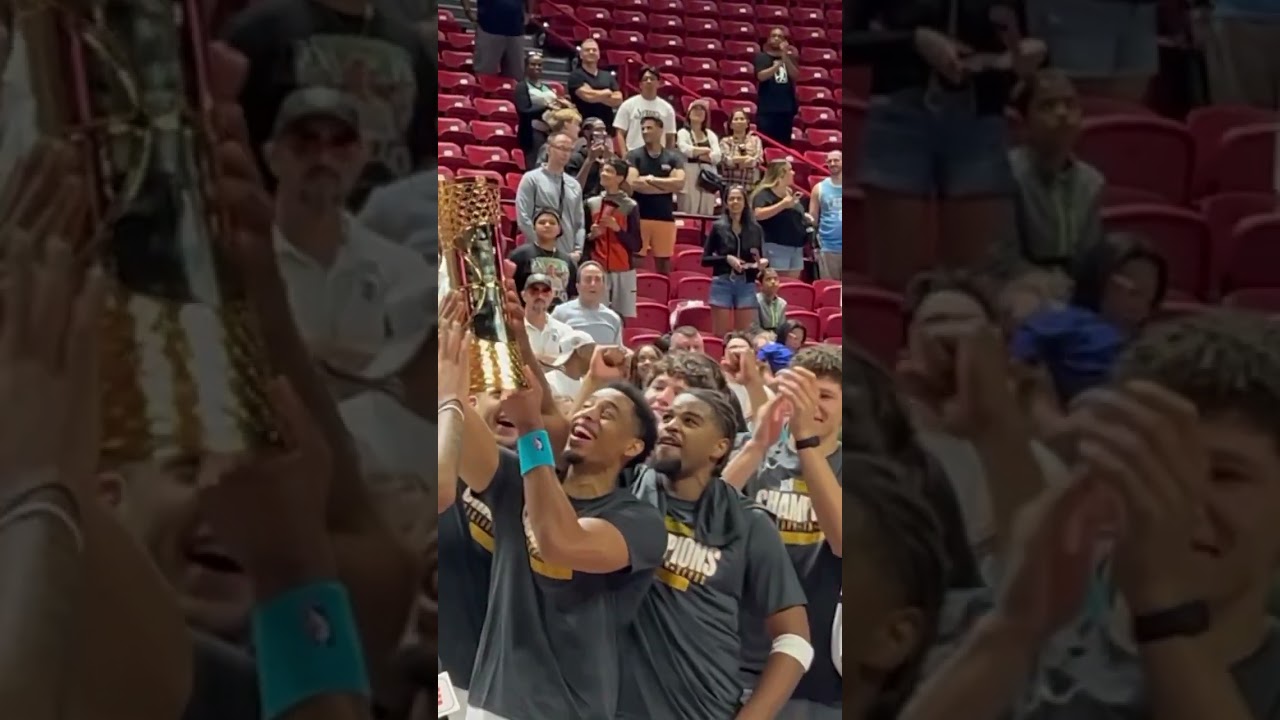 CHARLOTTE HORNETS WIN NBA SUMMER LEAGUE CHAMPIONSHIP