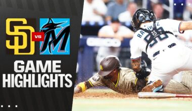 Padres vs. Marlins Game Highlights (7/23/25) | MLB Highlights