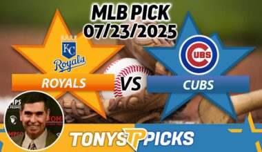 Kansas City Royals vs Chicago Cubs Pick 7/23/25 MLB Pick Prediction
