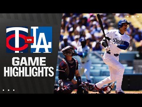 Twins vs. Dodgers Game Highlights (7/23/25) | MLB Highlights