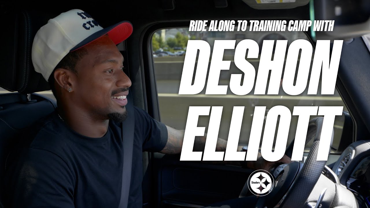 Ride to Steelers Training Camp with DeShon Elliott | Pittsburgh Steelers