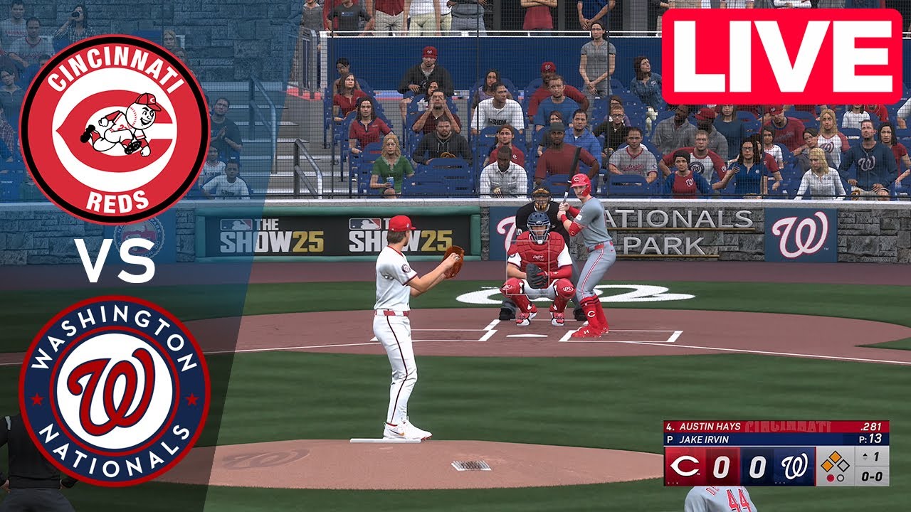 MLB LIVE🔴 Cincinnati Reds vs Washington Nationals - Jul 23, 2025 | Full Game MLB 2025 EN VIVO
