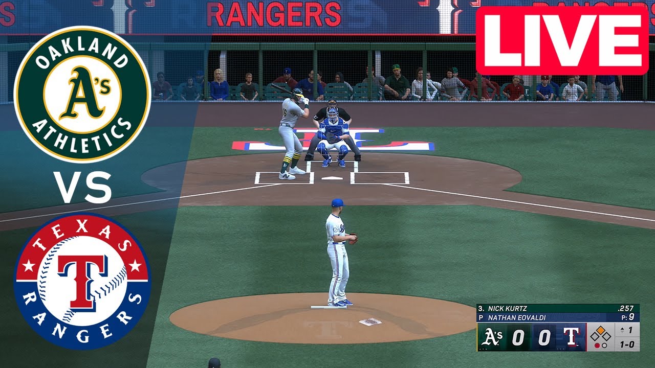 MLB LIVE🔴 Texas Rangers vs Oakland Athletics - Jul 23, 2025 | Full Game MLB 2025 EN VIVO