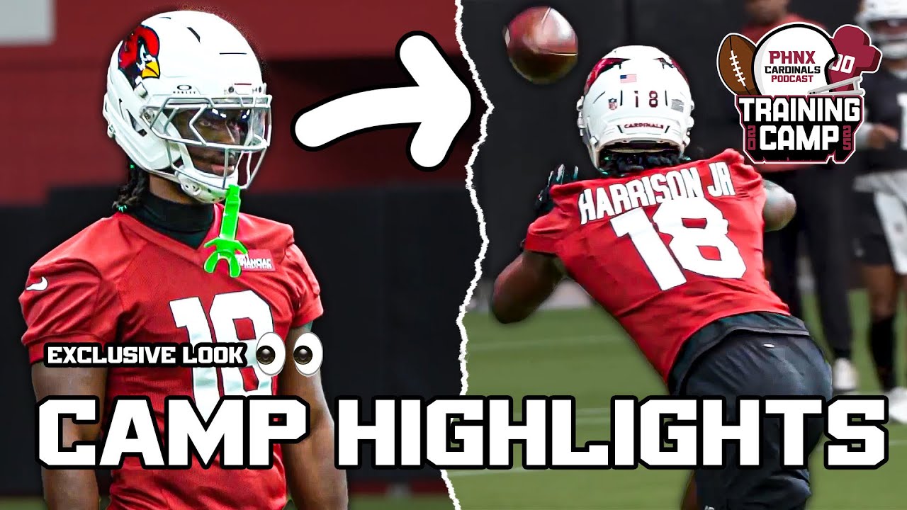 Cardinals Camp HIGHLIGHTS: Marvin Harrison Jr. Showing Off New Strength, Will Johnson Smooth Debut!