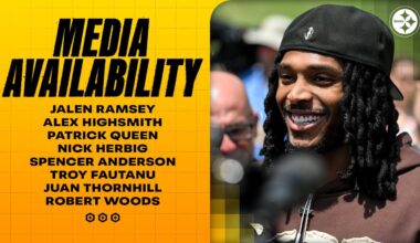 Steelers Player Media Availability (July 23) | Pittsburgh Steelers