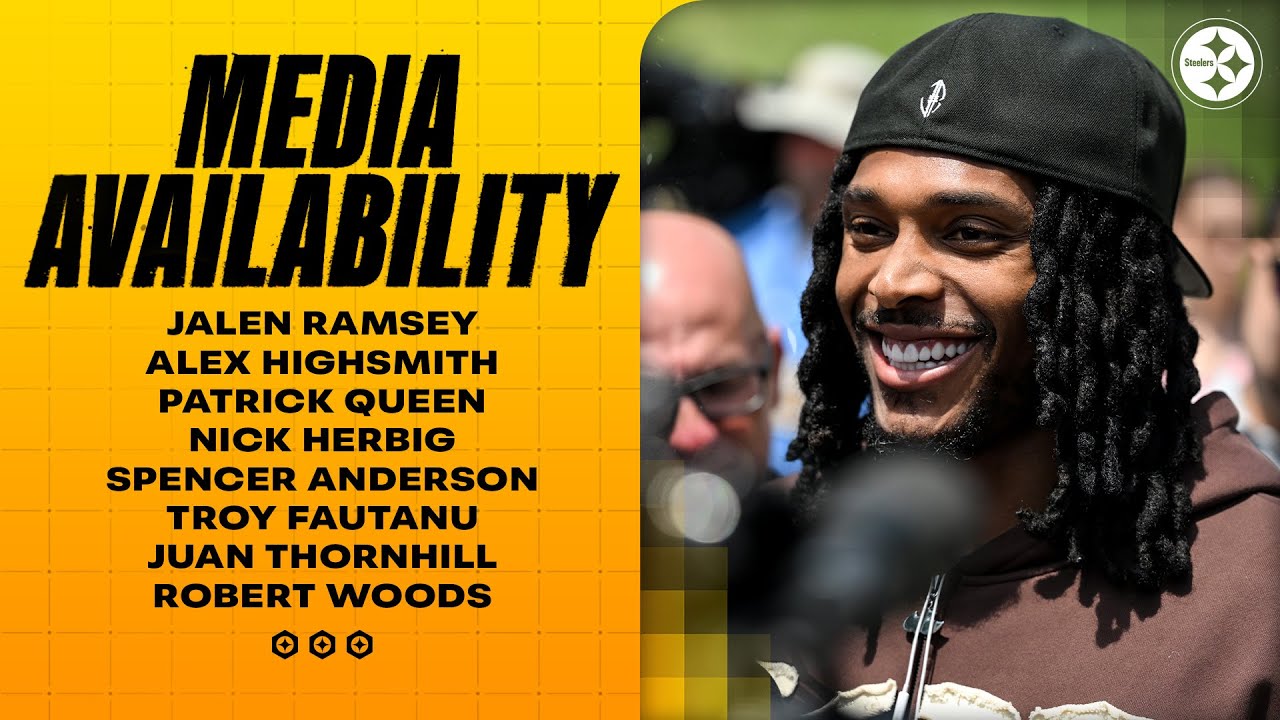 Steelers Player Media Availability (July 23) | Pittsburgh Steelers
