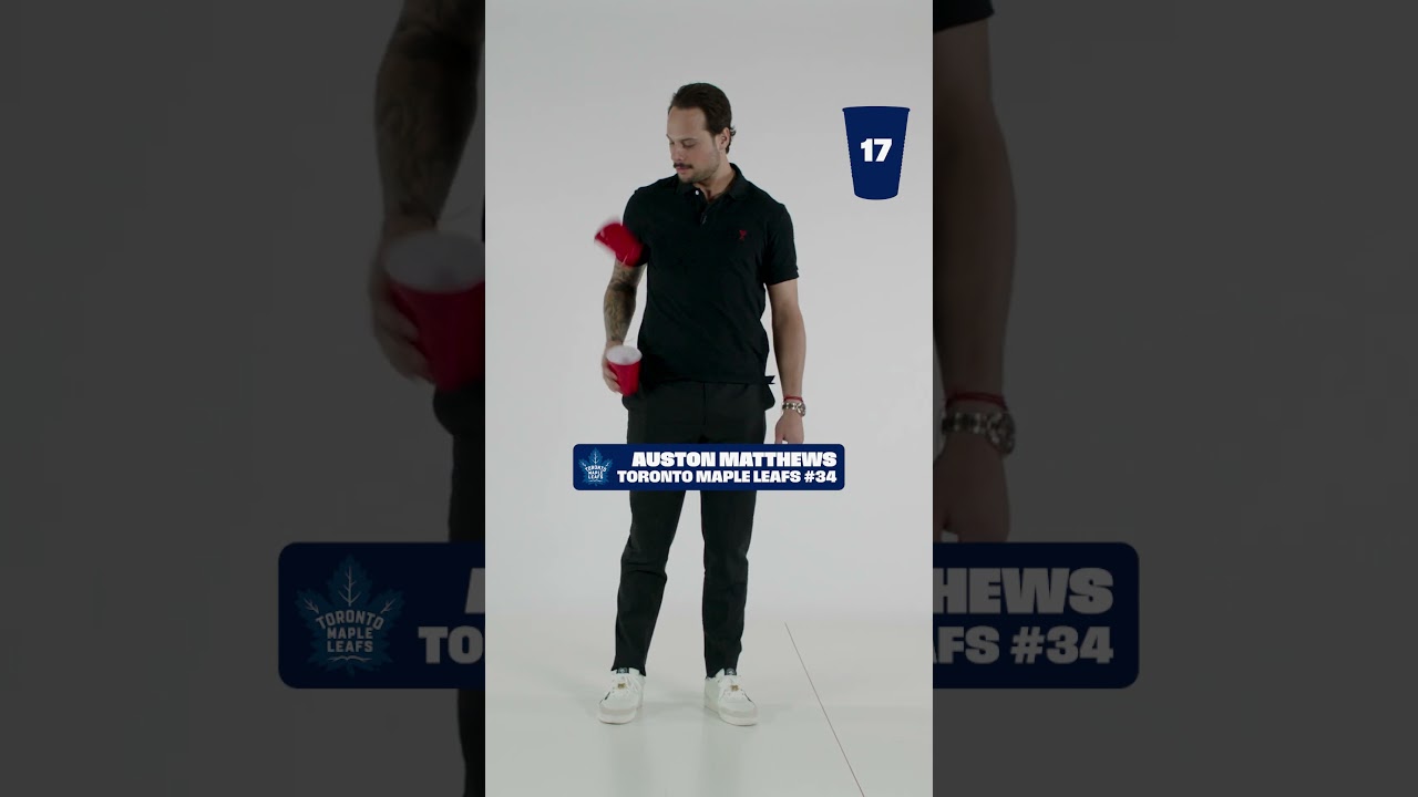 Watch Auston Matthews' Cup Juggle Heroics🍁