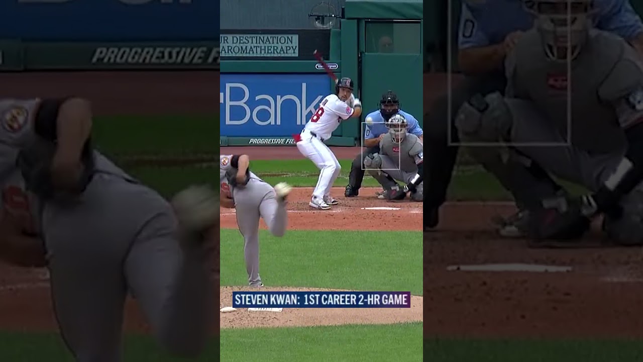 2 home runs for Steven Kwan 💪 First multi-HR game!