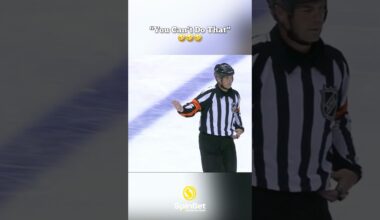 “You Can’t Do That” 😂 #nhl #hockey #washingtoncapitals #dallasstars #referee