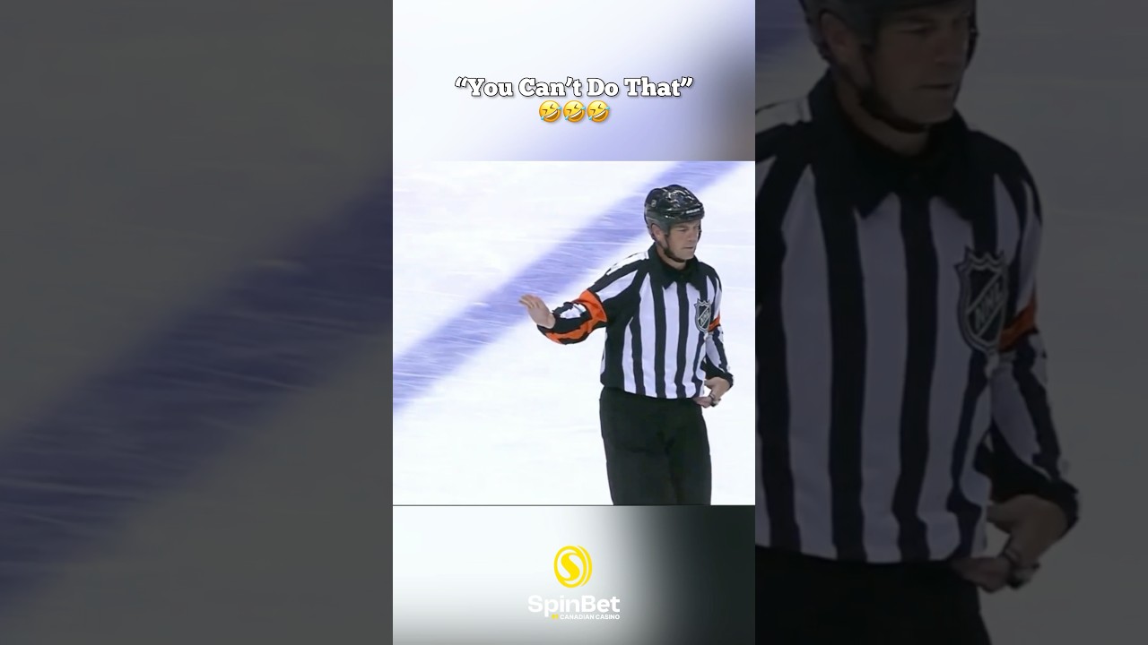“You Can’t Do That” 😂 #nhl #hockey #washingtoncapitals #dallasstars #referee