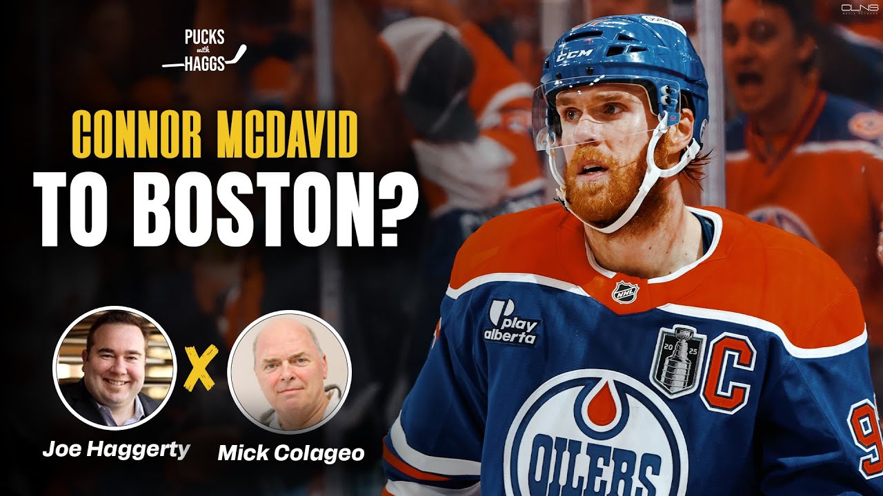 Connor McDavid to the BRUINS? | Pucks with Haggs
