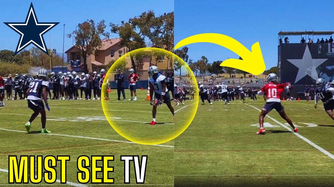 The Dallas Cowboys DAY 3 Training Camp Highlights Are HEATING UP WITH PADS... | Cowboys News |