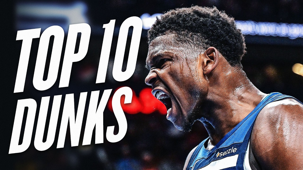 Anthony Edwards' Top 10 Dunks Of The 2024-25 NBA Season!