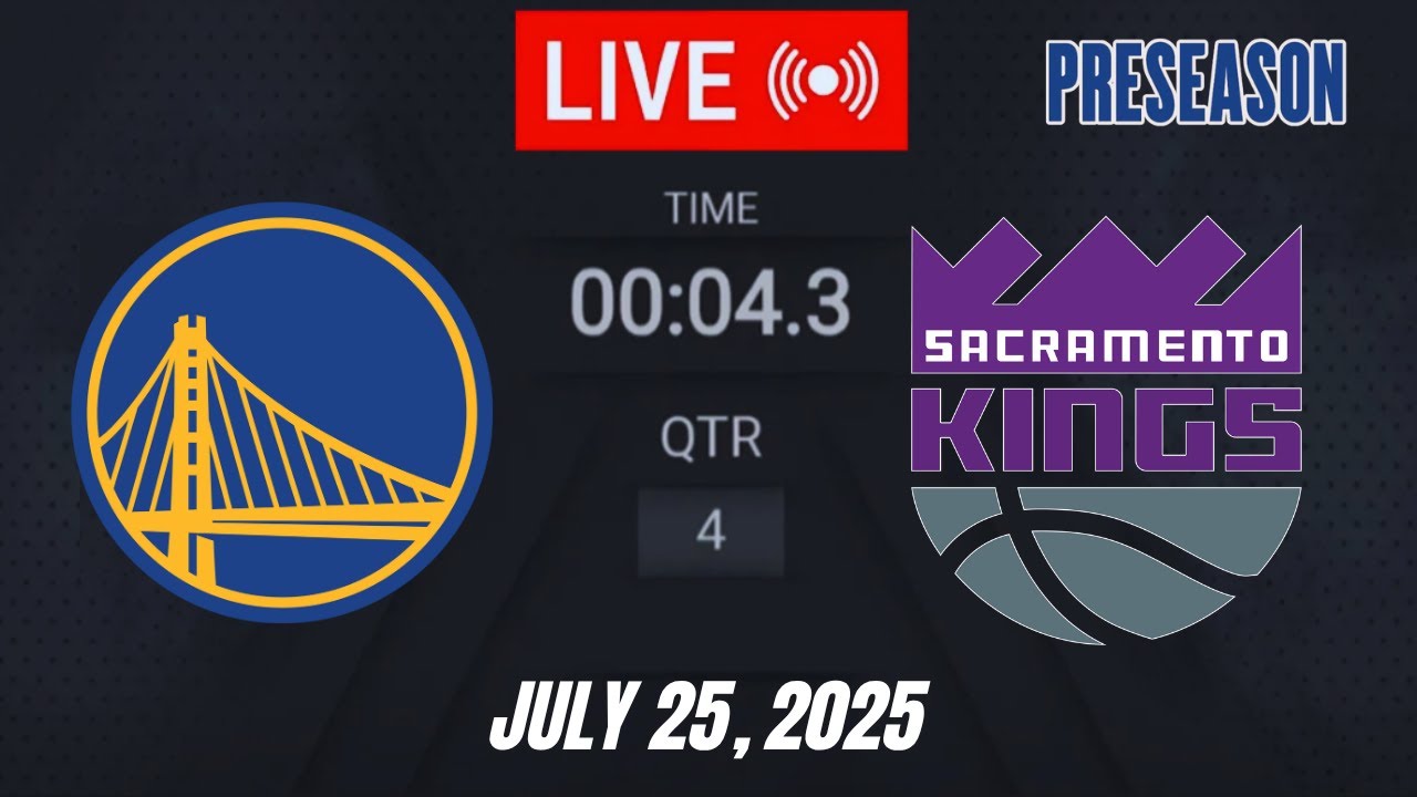 NBA LIVE! Golden State Warriors vs Sacramento Kings | July 25, 2025 | Warriors vs Kings 2K Preseason