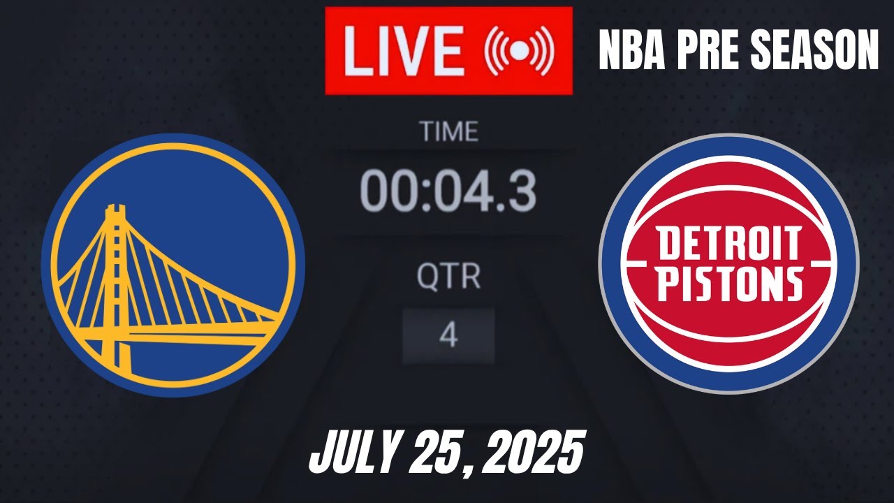 NBA LIVE! Golden State Warriors vs Detroit Pistons | July 25, 2025 | Warriors vs Pistons | 2K25