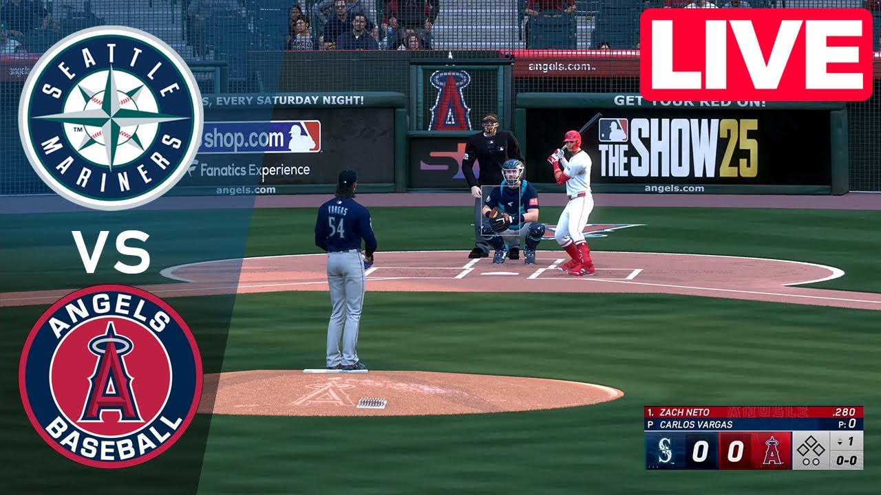 MLB LIVE🔴 Seattle Mariners vs Los Angeles Angels - Jul 24, 2025 | Full Game MLB 2025 EN VIVO