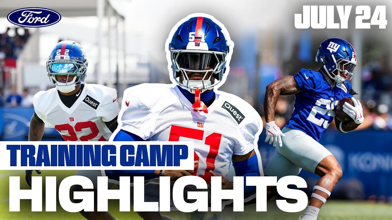 Highlights from Day 2 of Training Camp 🔥 | New York Giants