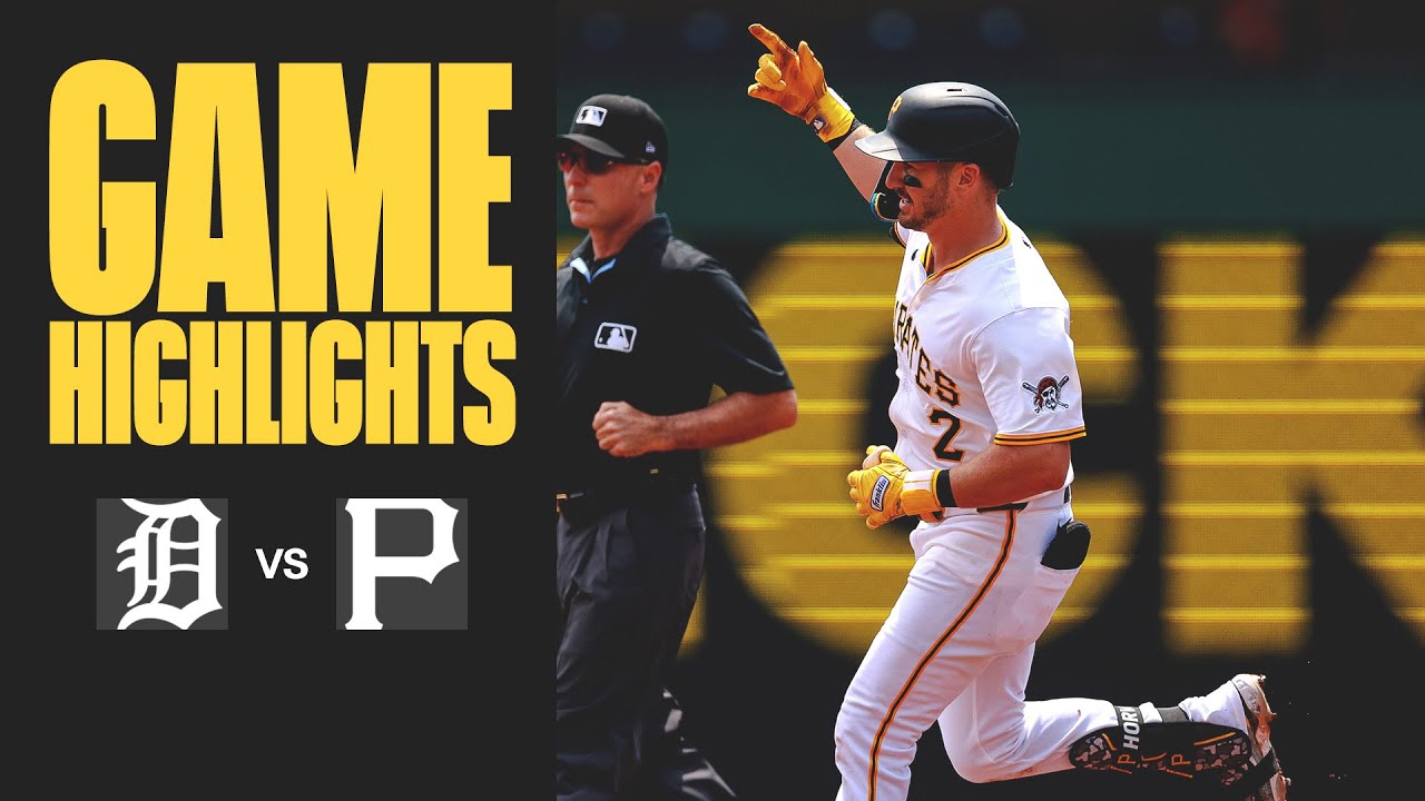 Spencer Horwitz Hits 1st Career Grand Slam in Win | Tigers vs. Pirates Game Highlights (7/23/25)