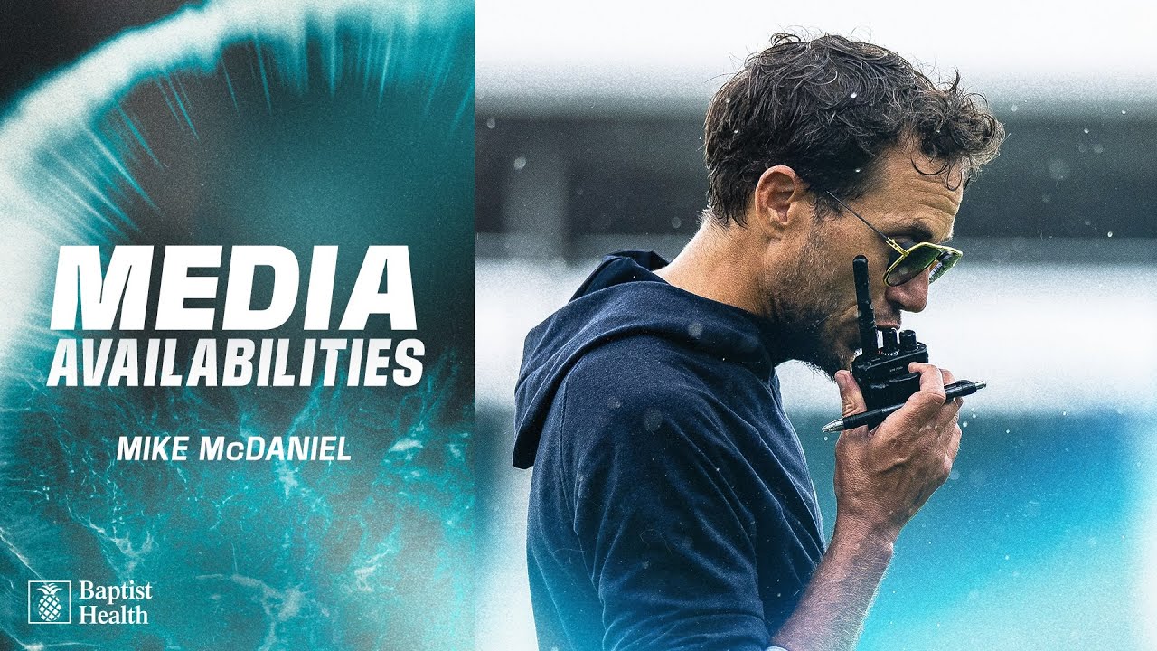 Coach Mike McDaniel meets with the media | Miami Dolphins