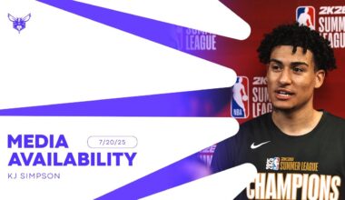 Hornets vs Kings: KJ Simpson Postgame Media Availability | 7/20/2025