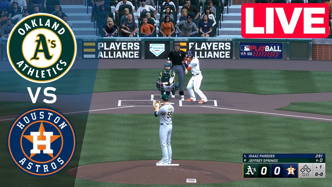 MLB LIVE🔴 Houston Astros vs Oakland Athletics - Jul 24, 2025 | Full Game MLB 2025 EN VIVO