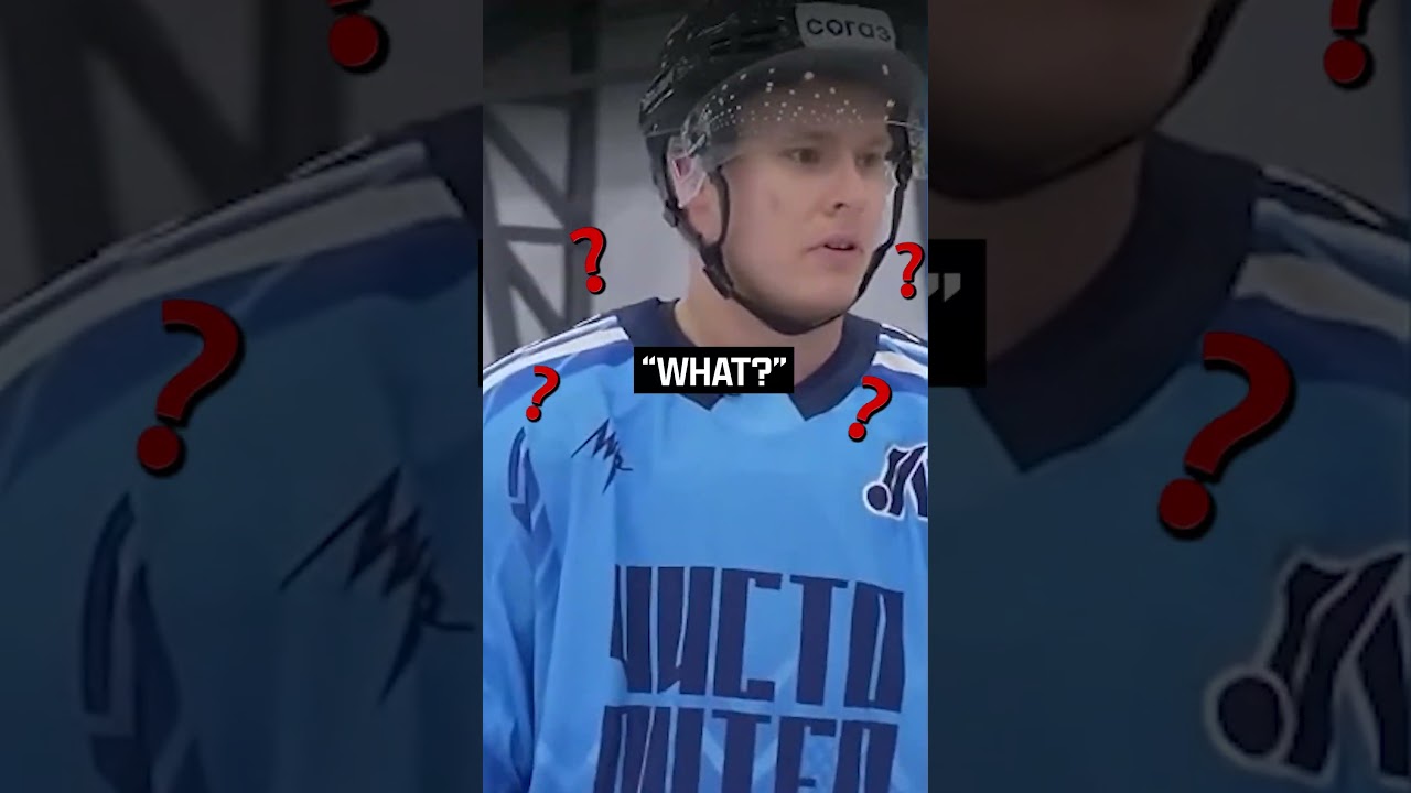 Michkov just wants the puck 😅🏒