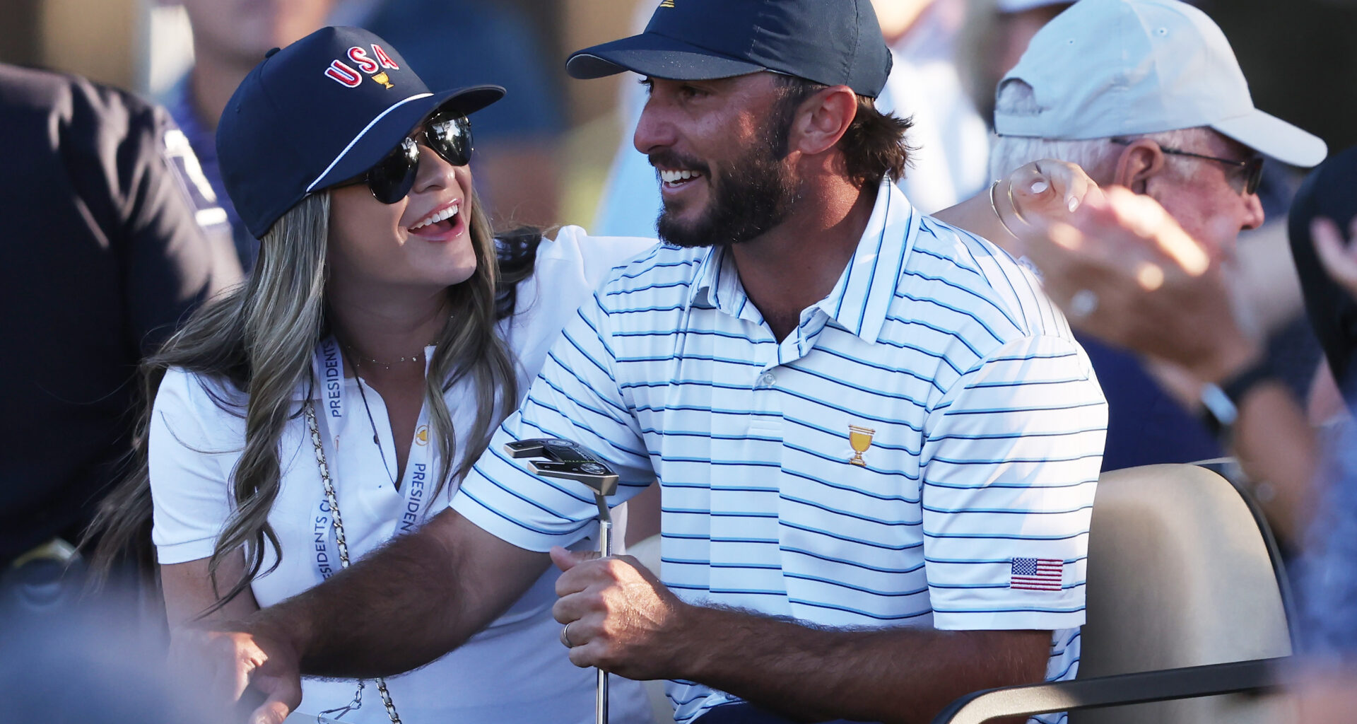 max homa and wife 2022 presidents cup