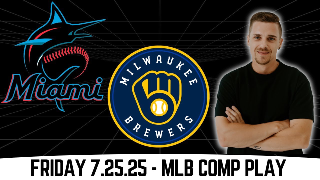 Miami Marlins vs Milwaukee Brewers - MLB Picks & Predictions - 7/25/25 - MLB Free Best Bets & Odds