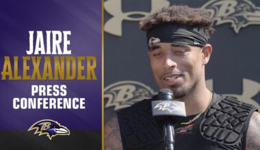 Jaire Alexander Says 'He's in Love' with Baltimore | Baltimore Ravens