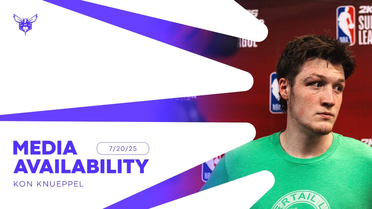 Hornets vs Kings: Kon Knueppel Postgame Media Availability | 7/20/2025