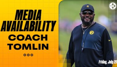 Coach Mike Tomlin Press Conference (July 25) | Pittsburgh Steelers