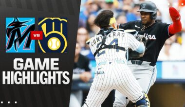 Marlins vs. Brewers Game Highlights (7/25/25) | MLB Highlights
