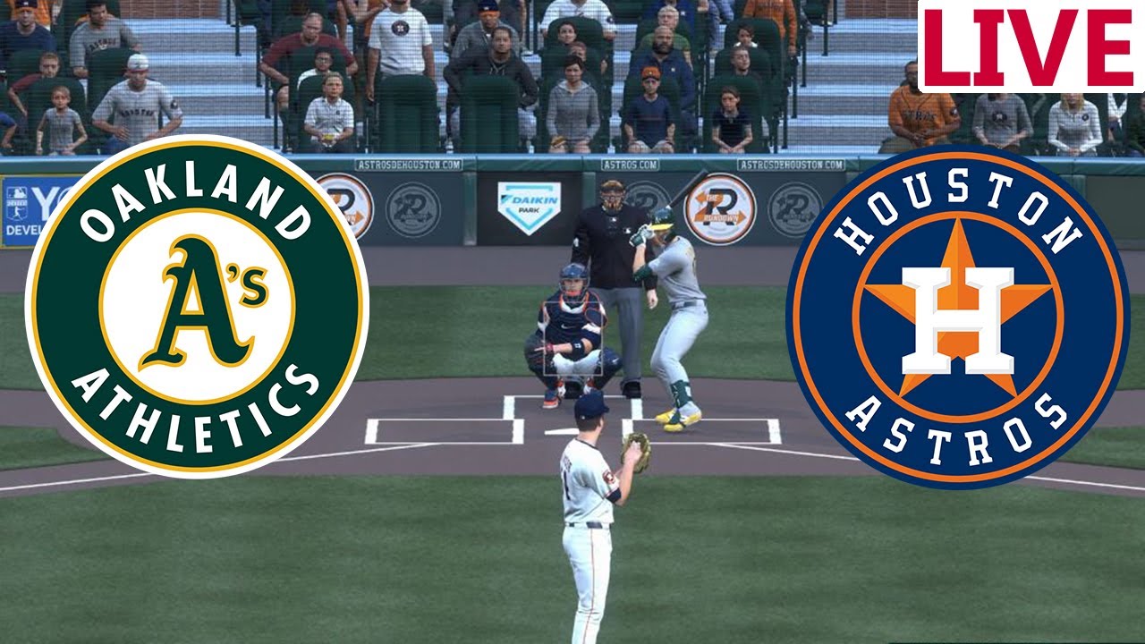 🔴LIVE 🔴Oakland Athletics VS Houston Astros / July 25/Baseball  Envivo/MLB the show 25