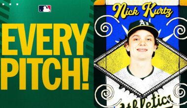EVERY PITCH from Nick Kurtz’s HISTORIC Night! (6-for-6, 4 HR, 19 TB, 6 R for the A’s rookie!) 🤯