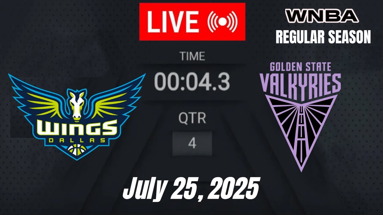 WNBA LIVE: Dallas Wings vs Golden State Valkyries  – WNBA Regular Season 🔥 July 25, 2025 | 2K25