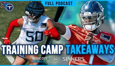 Takeaways from Titans Training Camp Week 1: Cam Ward, Cody Barton, Femi Oladejo, and MORE!