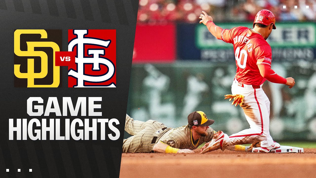 Padres vs. Cardinals Game Highlights (7/25/25) | MLB Highlights