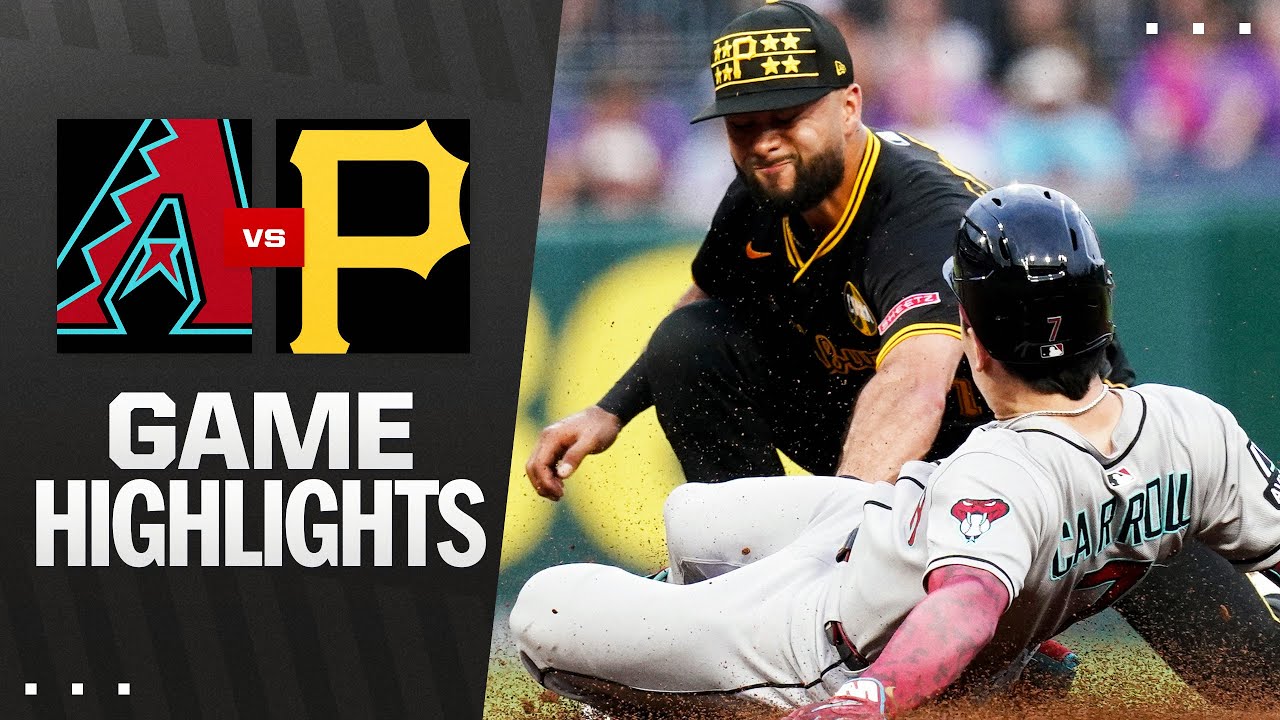 D-backs vs. Pirates Game Highlights (7/25/25) | MLB Highlights