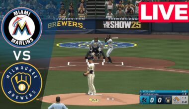 MLB LIVE🔴 Miami Marlins vs Milwaukee Brewers - Jul 25, 2025 | Full Game MLB 2025 EN VIVO