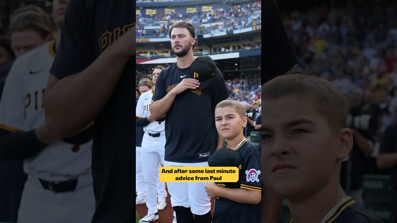 9-year-old Riley spent the day with his favorite player, Paul Skenes, through Make-A-Wish 💛